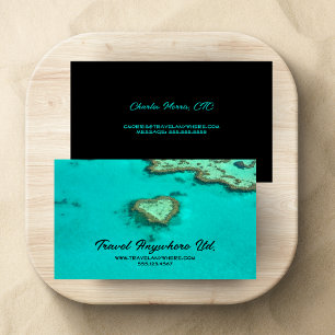 Travel Agent, Vacation, Tropical, Worldwide Business Card
