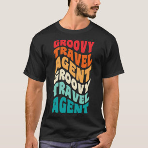Travel Agent Vintage Retro 60s 70s 80s Vibes T-Shirt