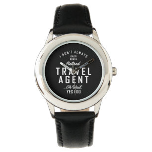 Travel Agent Work Job Title Gift Watch