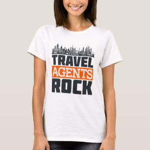 Travel Agents Rock Vacation Planning T-Shirt
