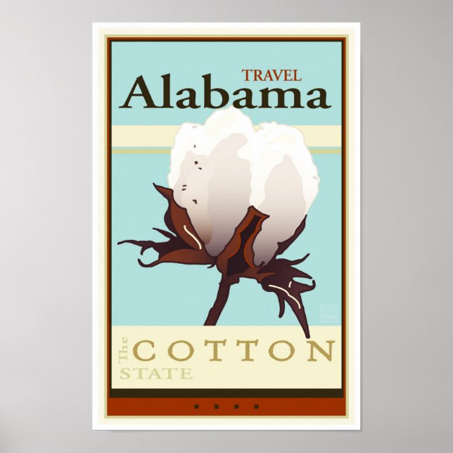 Travel Alabama Poster (Front)