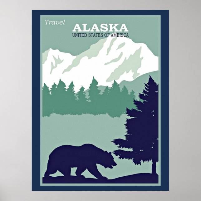 Travel Alaska  Poster (Front)