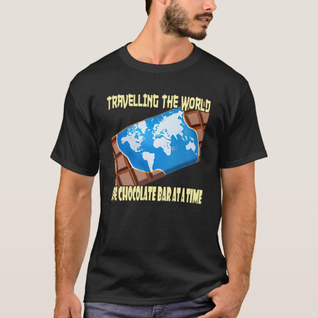 Travel and Chocolate T-Shirt (Front)