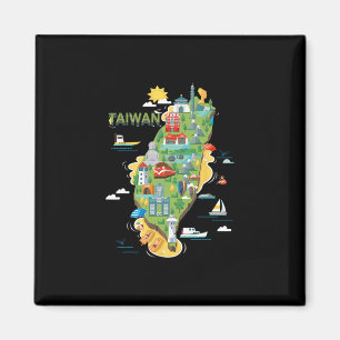 Travel Around Asia Taiwan Taipei Family Vacation S Magnet