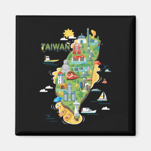 Travel Around Asia Taiwan Taipei Family Vacation S Magnet