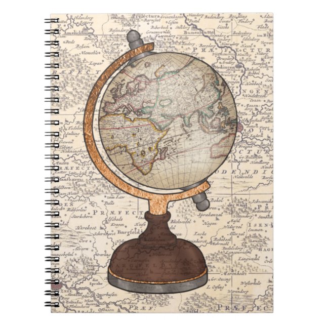Travel Around the World  Notebook (Front)