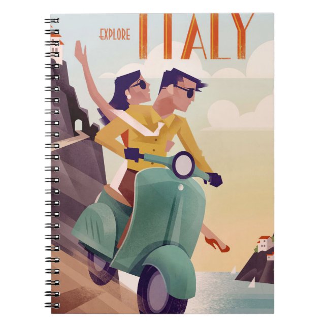 Travel Art Explore Italy Notebook (Front)
