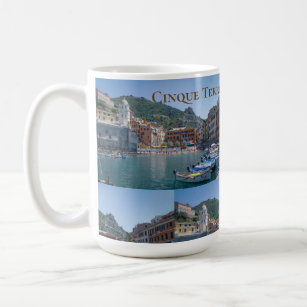 Travel Art Landscape Cinque Terre Italy Coffee Mug