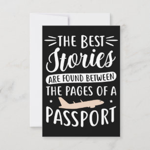 Travel Art The Best Travel Stories RSVP Card