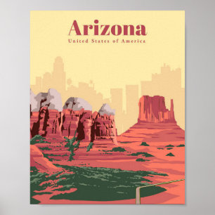Travel Art Travel To Arizona Poster