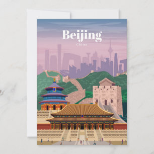 Travel Art Travel To Beijing China Save The Date