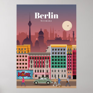 Travel Art Travel To Berlin Germany Poster