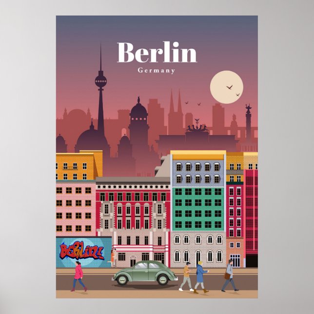 Travel Art Travel To Berlin Germany Poster (Front)