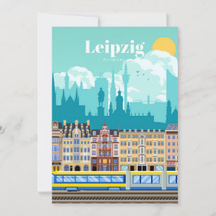 Travel Art Travel To Leipzig Germany Invitation