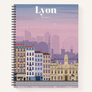 Travel Art Travel To Lyon France Notebook