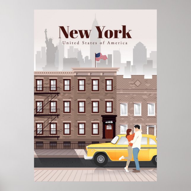 Travel Art Travel To New York City Poster (Front)