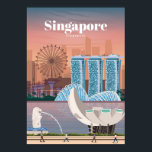 Travel Art Travel To Singapore Poster<br><div class="desc">Travel Art Travel To Singapore</div>