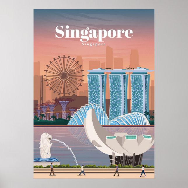 Travel Art Travel To Singapore Poster (Front)