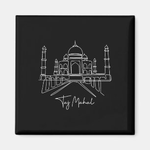 Travel Asia India Taj Mahal Indian Family Vacation Magnet