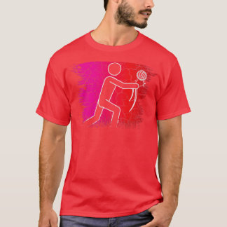Travel back in time with beach volleyball Retro Su T-Shirt