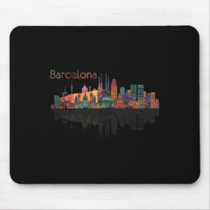 Travel Barcelona Spain Europe Spanish Family Vacat Mouse Pad