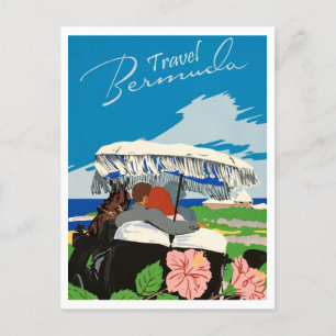 Travel Bermuda, Romantic Getaway, Colourful Postcard