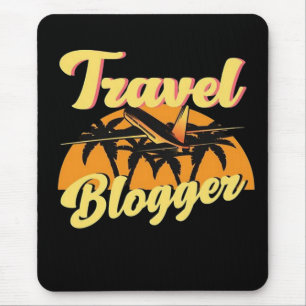 Travel Blogger Mouse Pad