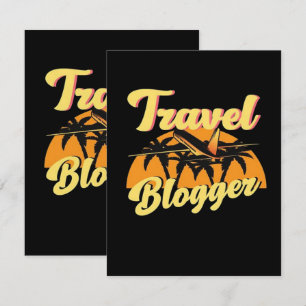 Travel Blogger Thank You Card