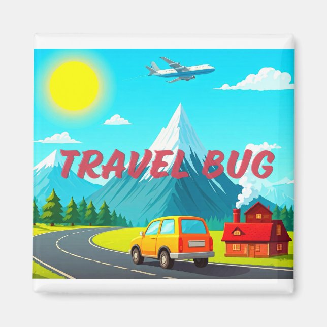 Travel Bug Magnet (Front)