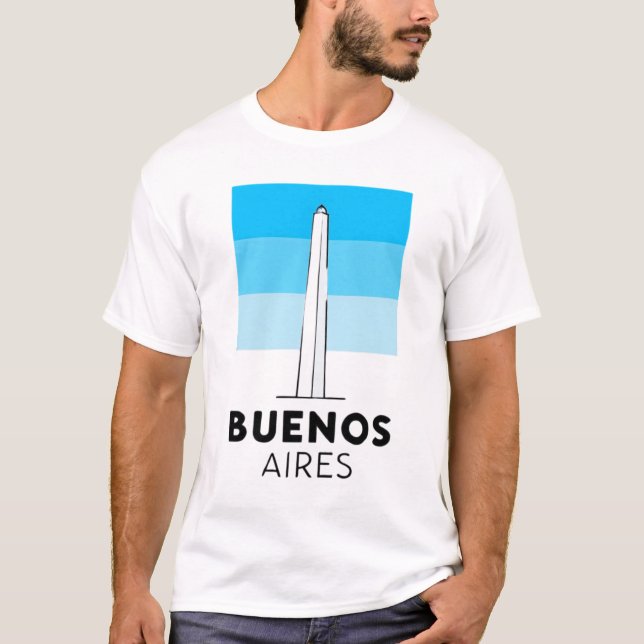 Travel Capital City Buenos Aires Argentina T-Shirt (Front)