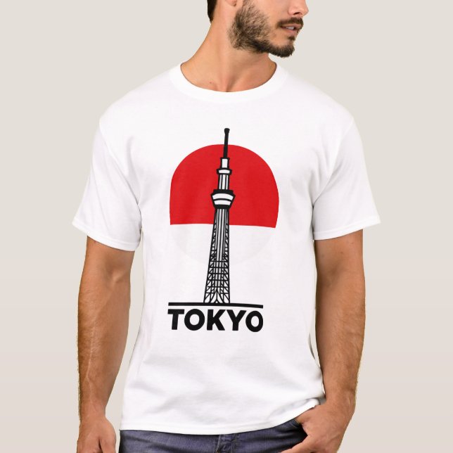 Travel Capital City Tokyo Japan T-Shirt (Front)