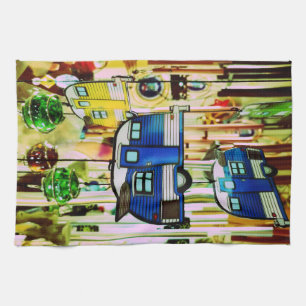 Travel Chimes Tea Towel