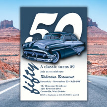 Travel Classic Blue Car Turns 50th Birthday