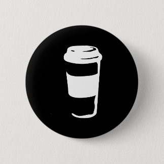 travel coffee cup 6 cm round badge