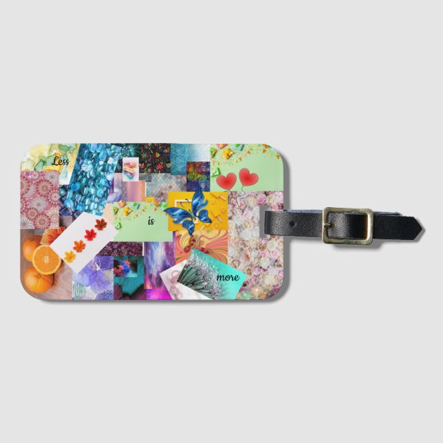 Travel, Colourful,Cool,Unique Luggage Tag (Front Horizontal)