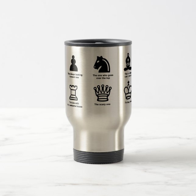 Travel/Commuter Mug, 15 oz Travel Mug (Center)