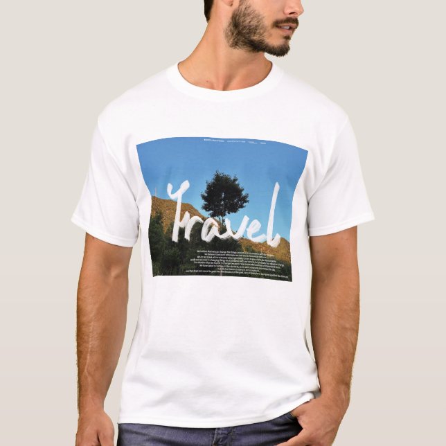 Travel COOL and CHILL T-shirt (Front)
