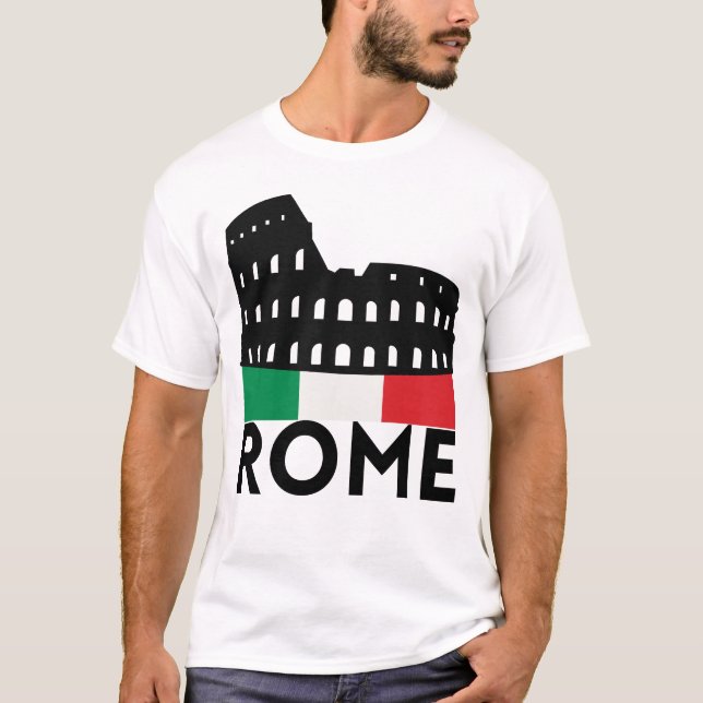 Travel Country Capital City Rome italy T-Shirt (Front)