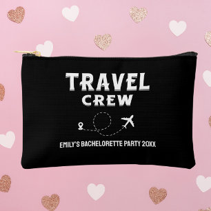 Travel Crew Family Vacation Bachelorette Custom Accessory Pouch