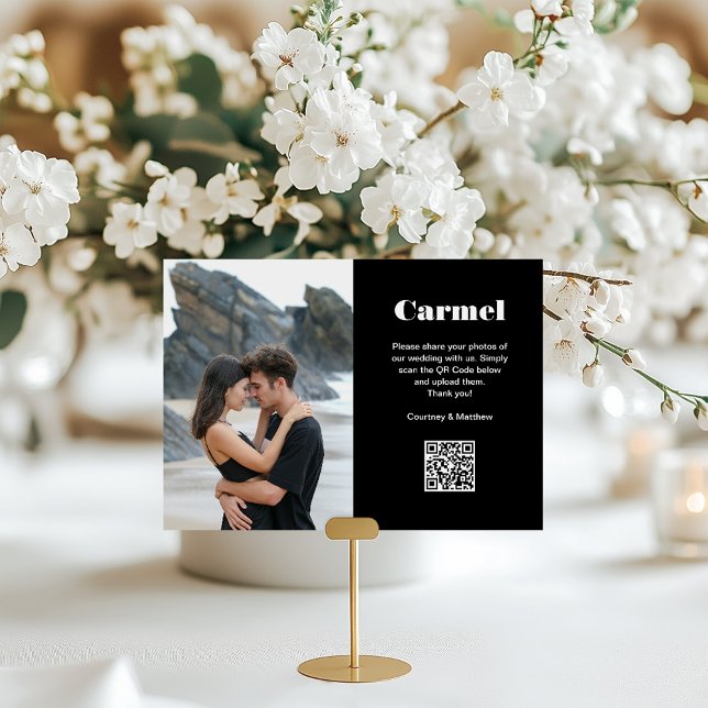 Travel Destination Photo Sharing QR Code Table Number (Creator Uploaded)