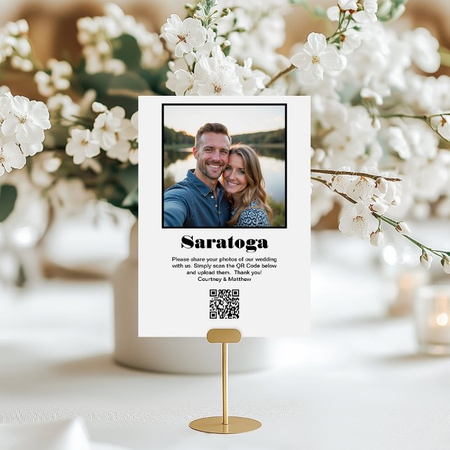 Travel Destination Photo Sharing QR Code Table Number (Creator Uploaded)