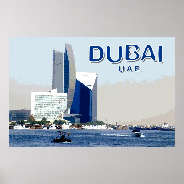 Travel Dubai Poster (Front)