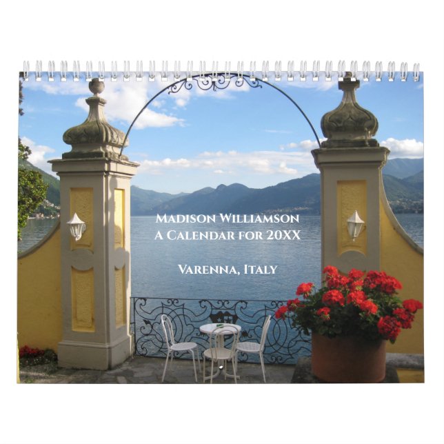 Travel Each Month or CYO Photo Wall Calendar 20XX (Cover)