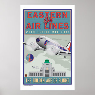 TRAVEL-Eastern Air Lines Poster