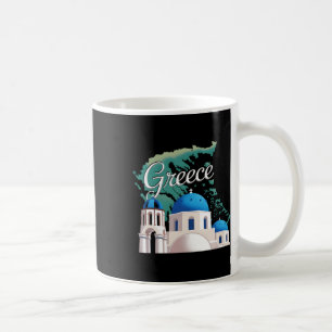 Travel Europe Greece Athens Santorini Crete Greek Coffee Mug