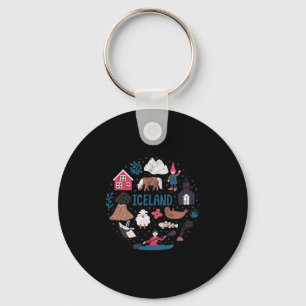 Travel Europe Iceland Reykjavik Family Vacation So Key Ring