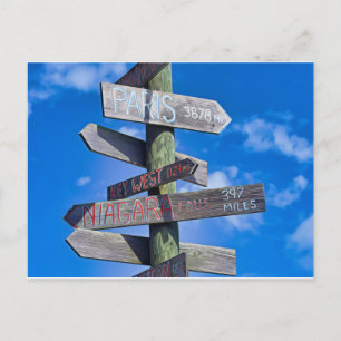 Travel Everywhere Postcard