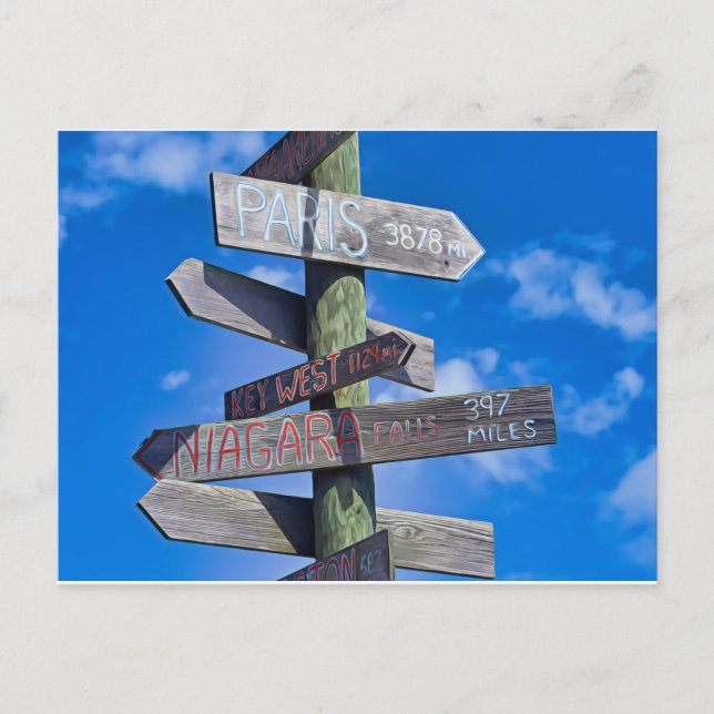 Travel Everywhere Postcard (Front)