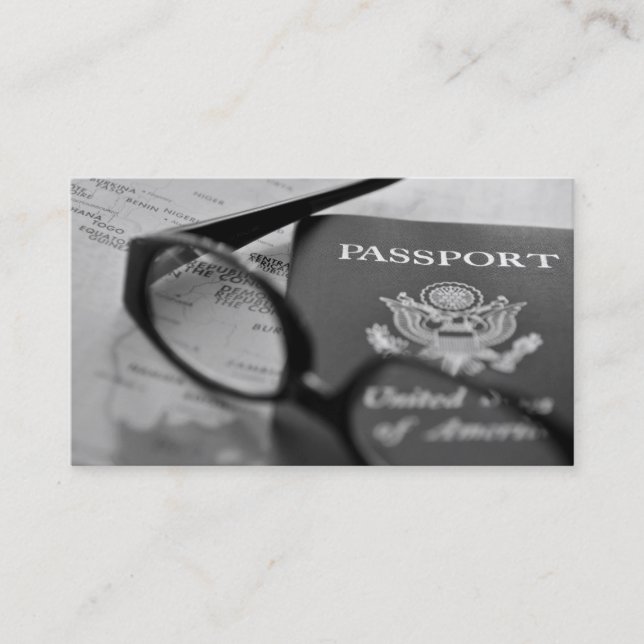 Travel Expert Business Cards (Front)