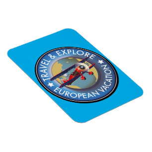 Travel & Explore European Vacation Magnet